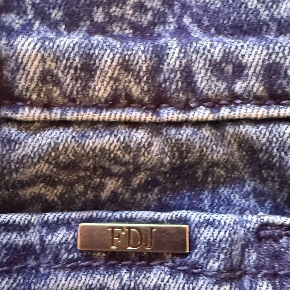 FDJ Canada Suzanne Dark Blue Straight Leg Jeans Womens Size 14 French Dressing - Picture 14 of 14